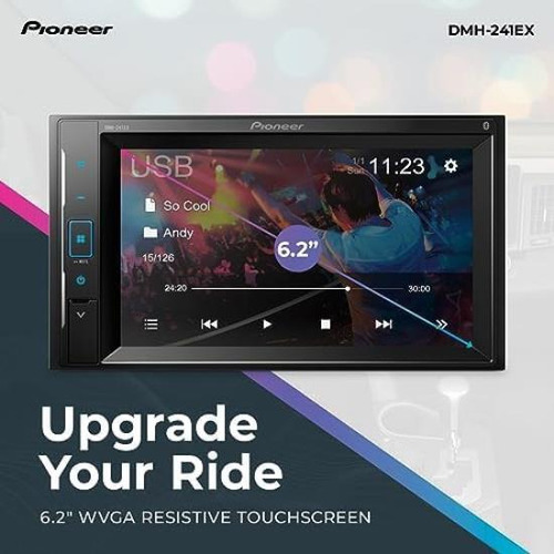 Receptor Multimedia Digital Pioneer Dmh-241ex, Pantalla Táct