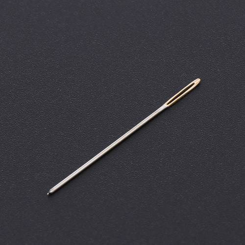 Agulha De Olho Grande, Agulha De Bordado De Metal Com Costur
