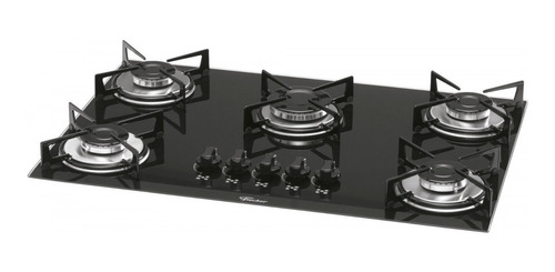 Cooktop 5 Bocas A Gás Bivolt Fischer Preto Iawt