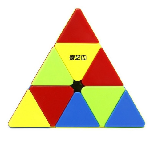 Pyraminx Qiyi Ms Magnético Colorido Cubo Mágico Pirâmide