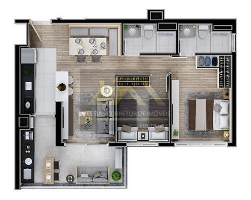Imagem 12 de 12 de Apartamento De 3 Dormitórios Sendo 1 Suite E 1 Vaga - 28