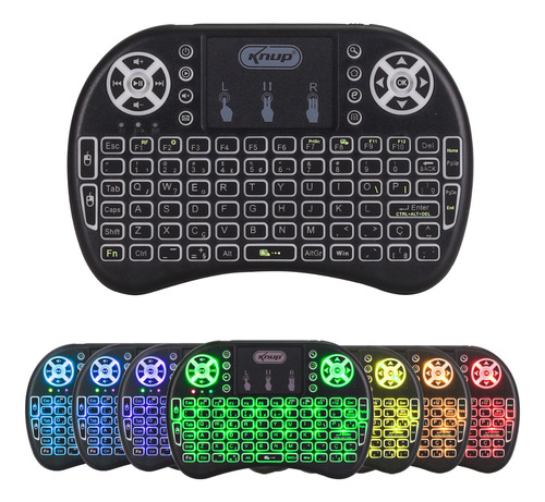 Mini Teclado Sem Fio Wireless Touch Pad Universal Console Pc