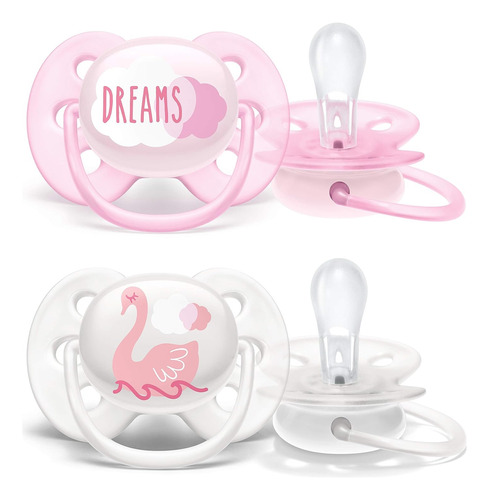 Set 2 Chupones Philips Avent Ultra Suave 0-6 Meses