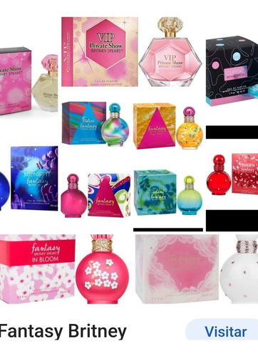 Britney Spears Perfumes X 100 Edp Línea Fantasy Y + Variedad