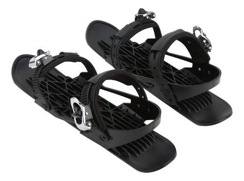 Mini Botas De Esquí Negras Con Encuadernación Ajustable Para
