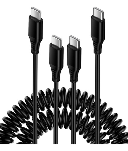 36 Pies Cable Usb C En Espiral Para iPhone 15 Pro Max/15pro/