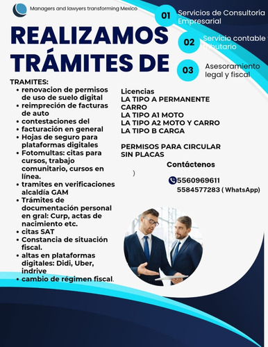Buffet Jurídico Y Gestoría,tramitamos Cualquier Documento