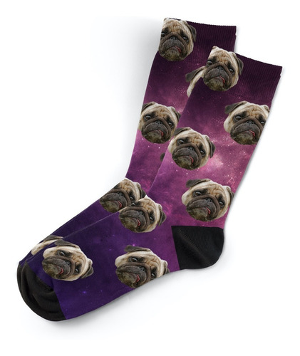 Imagen 1 de 2 de Calcetines Personalizados De Tus Mascotas