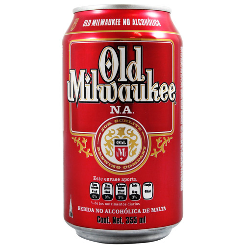 Old Milwaukee Sin Alcohol Lata 355 Ml