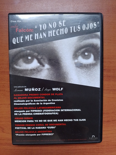 Yo No Sé Que Me Han Hecho Tus Ojos Ada Falcón Muñoz Dvd Lp