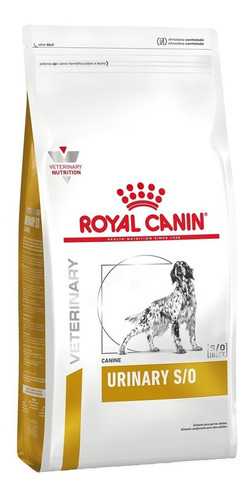 Alimento Royal Canin Veterinary Diet Canine Urinary S/O para perro adulto de raza  mediana y grande sabor mix en bolsa de 11.5kg