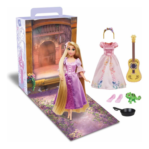 Rapunzel Enredados Set Muñeca Story Doll Disney Store