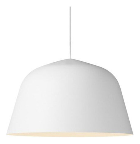 Lampara Colgante Moderno Nerin 40cm Apto Led Blanco Lk