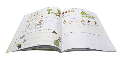 Imagem 2 de 6 de Livro Cartilha Caminho Da Alfabetização Nova Ortografia