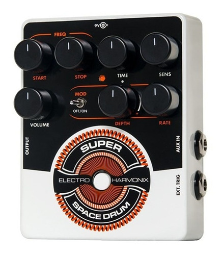 Pedal Analog Synthesizer Electro Harmonix Super Space Drum Color Negro/Blanco/Rojo