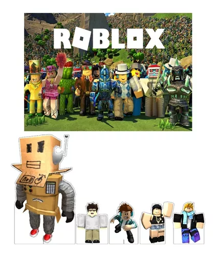 Painel Festa Infantil Roblox Feminino