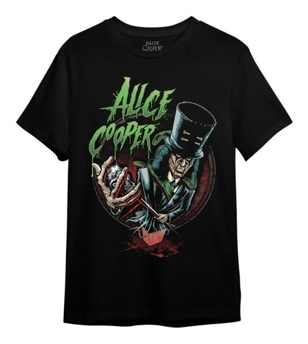 Camiseta Alice Cooper Of0058 Consulado Do Rock Oficial Banda