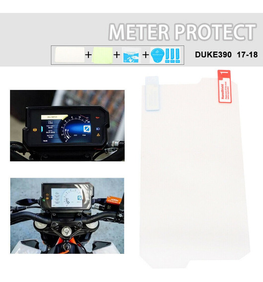 1 X 1 x Ultra Claro & Anti-reflejos KTM Duke 390 2017 panel protector de pantalla 