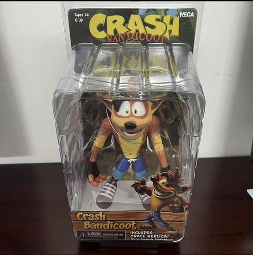 Crash Bandicoot Figura De Ação Boneco Colecionável