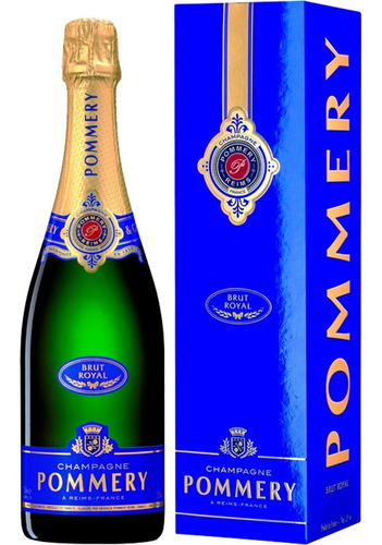 Champagne Pommery Brut Royal Champaña Estuche 750ml Frances