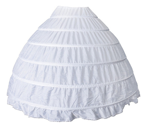 P De Crinolina Larga De La Boda De La Enagua Del Vestido