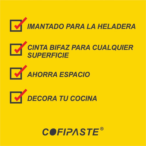 Imagen 3 de 7 de Portacapsulas Nespresso Imantada Cofipaste Xl Varios Colores
