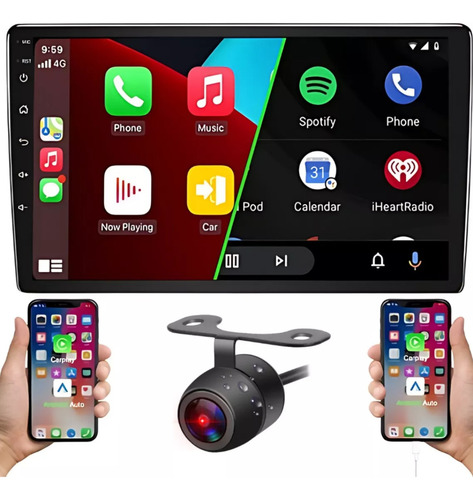 Central Multimídia Carplay Andoird Auto + Câmera New Fit