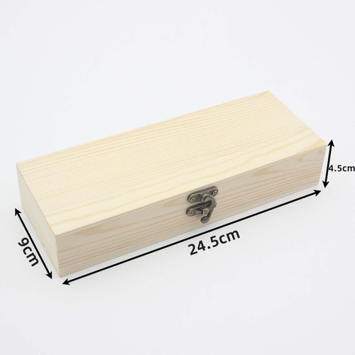 Caja De Madera Sin Terminar Caja De Madera Lisa Con Tapa S