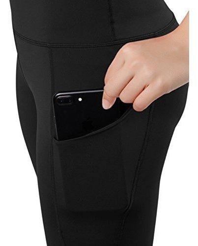Ododo Pantalon Corto Yoga Cintura Para Control Abdomen No