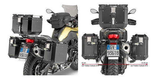 Soporte Lateral Givi Bmw F750 F850 Gs Aluminio Outback Md