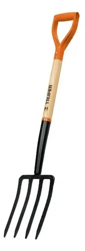 Pala Cavar Tierra Bieldo De 4 Dientes Truper Bj-4p