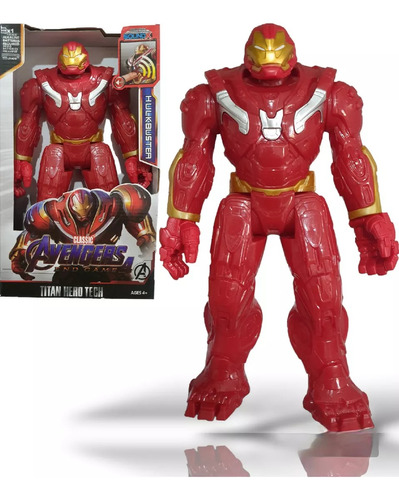 Boneco Hulkbuster Armadura Hulk Homem De Ferro 30 Cm Som/luz