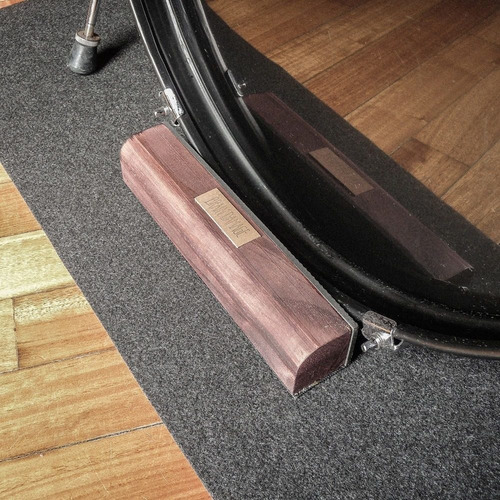 Imagen 2 de 6 de Alfombra De Bateria 1x1,5 M + Freno De Bombo + Funda Cuotas