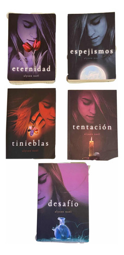 Saga De Libros De Alyson Noël: Eternidad, Espejismos, Tinieb