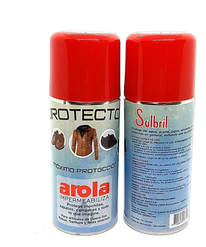 Protector Arola Impermeabilizante Para Gamuza Y Nobuck X 4