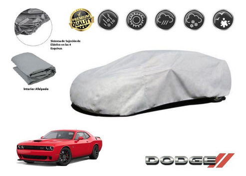 Funda Car Cover Afelpada Dodge Challenger Rt 5.7l 2015