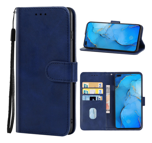 Leather Phone Case For Oppo Reno3