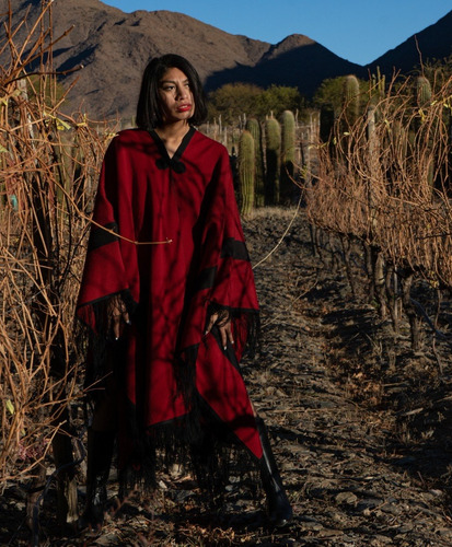 Poncho Salteño 100% Fibra Ovina