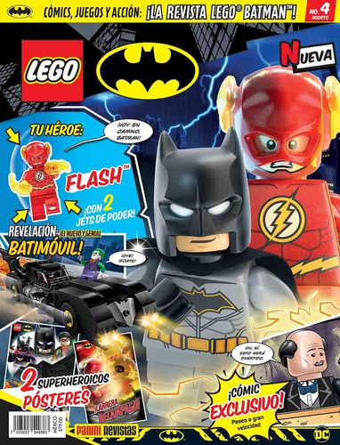 Lego Revista N°4, Batman The Flash Feb 2019   