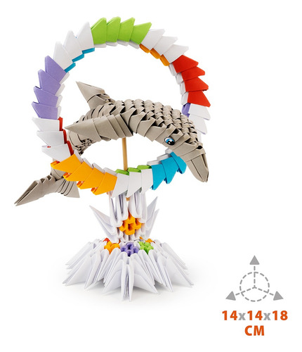 Origami 3d - Delfín
