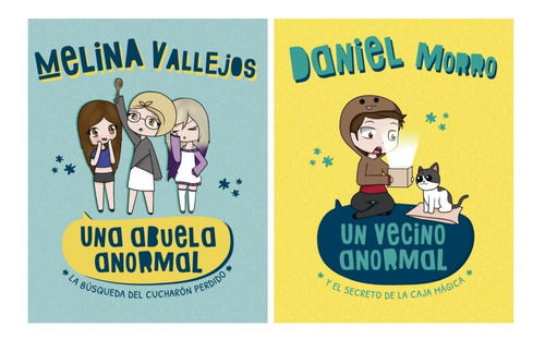 Abuela Anormal + Vecino Anormal - 2 Libros Vallejos Y Morro
