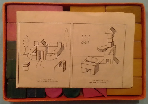 Juego De Maderitas Construccion Di-se-dam. Didactico 27 Construcción (Usado)