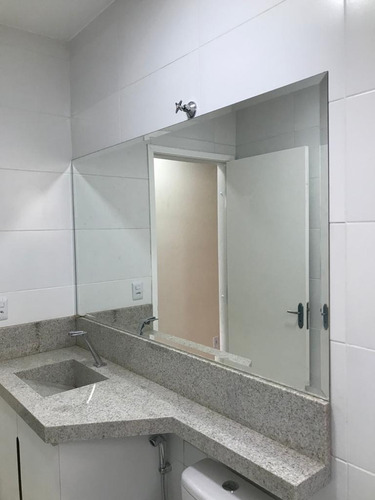 Espelho C/ Instalação Para Sp C/ Bisotê Sob Medida Grande