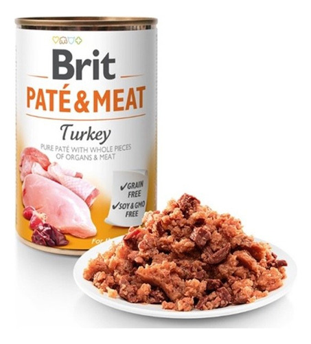 Brit Care® Pate & Meat Turkey 400g Para Perros