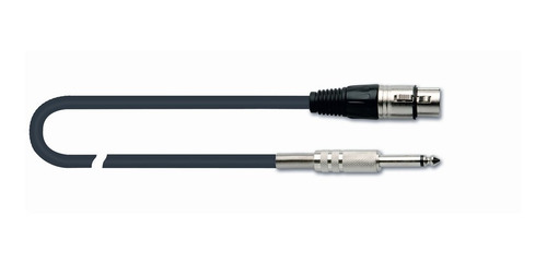 Cable Para Microfono 5m Xlr Hembra-plug Mono Quiklok Mx777-5