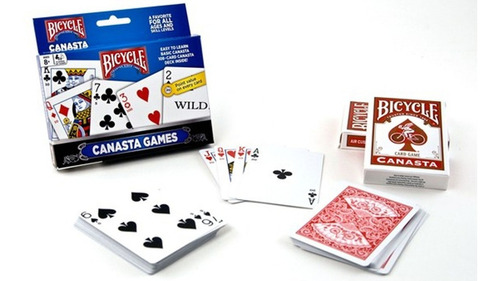 Cartas Bicycle Canasta Game Baraja 108 Cartas Original
