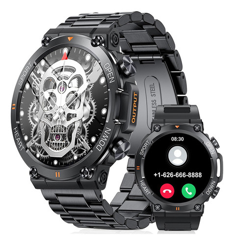 Reloj Inteligente Militar For Hombre Con Diales Personaliza