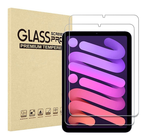 2 Mica Cristal Templado Para iPad Mini 6, 8.3 Año2021