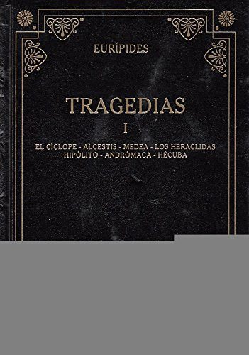 Libro Tragedias I [euripides] (biblioteca Gredos) (cartone)