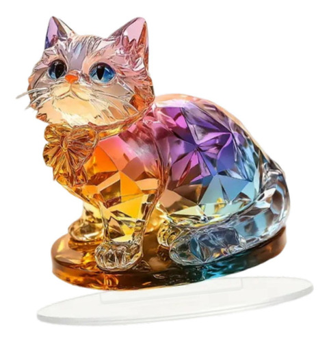 Ornamento Acrílico 2d Cat Plague Collectible Ornament